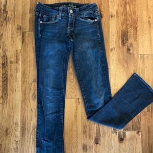 American Eagle Size 0 Long Skinny Kick Stretch